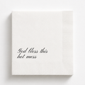 God Bless This Hot Mess | Funny Birthday Napkins