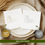 Bold Name Fun Facts | Names & Your Fun Facts | Personalized Wedding Napkins