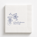 A Toast To Forever Coupes | Names & Date | Personalized Wedding Napkins