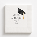 Name's Graduation | Grad Cap & Class Year | Personalized Graduation Napkins