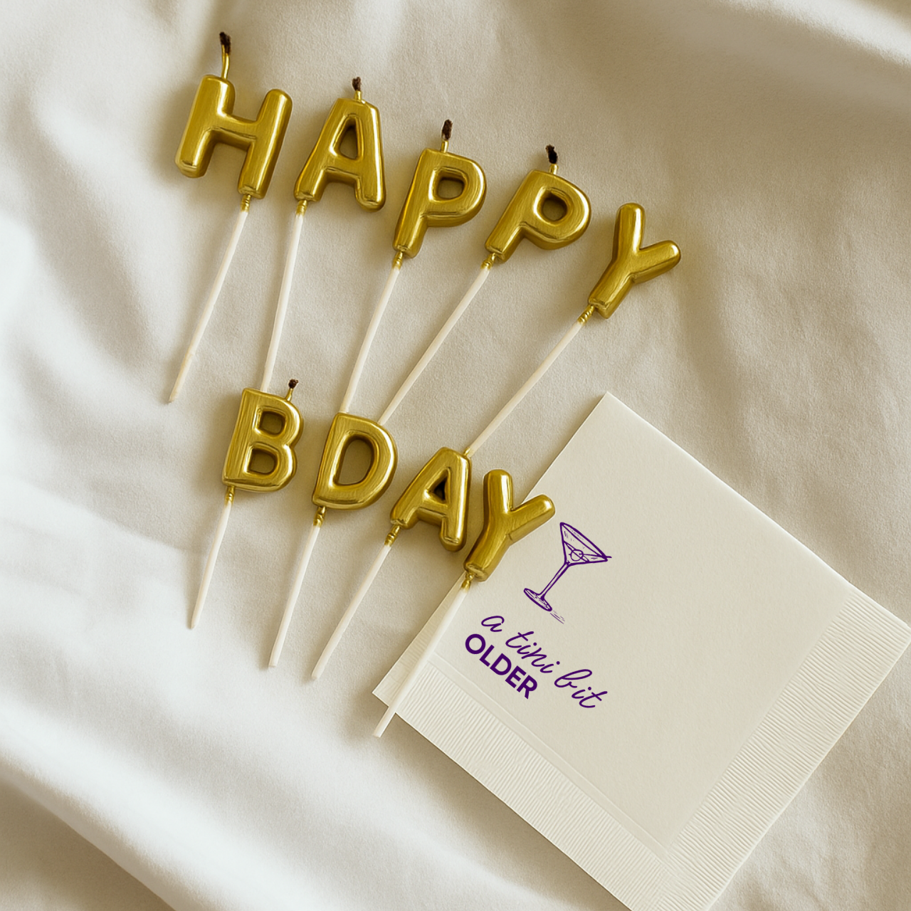 A Tini Bit Older | Funny Birthday Napkins