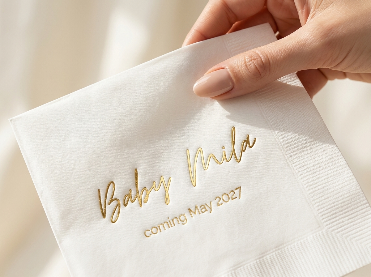 Make it shimmer with metallic foil