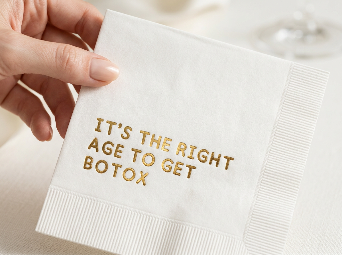 Make it feel luxe with metallic foil