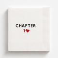 Chapter 70 With Heart | 70th Birthday Napkins