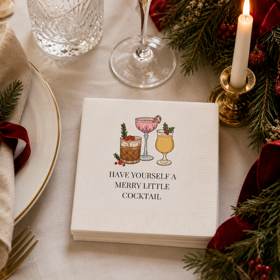All I Want for Christmas Is You | Christmas Napkins