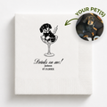 Dog in a Glass Drinks on Me | Custom Dog Wedding Napkins