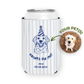 Drinks on Me Pet Portrait | Custom Dog Wedding Can Coolers