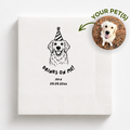 Drinks on Me Pet Portrait | Custom Pet Napkins