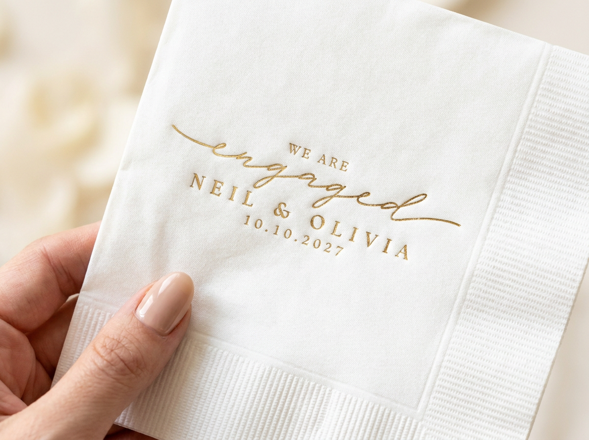Make it shine with a metallic foil