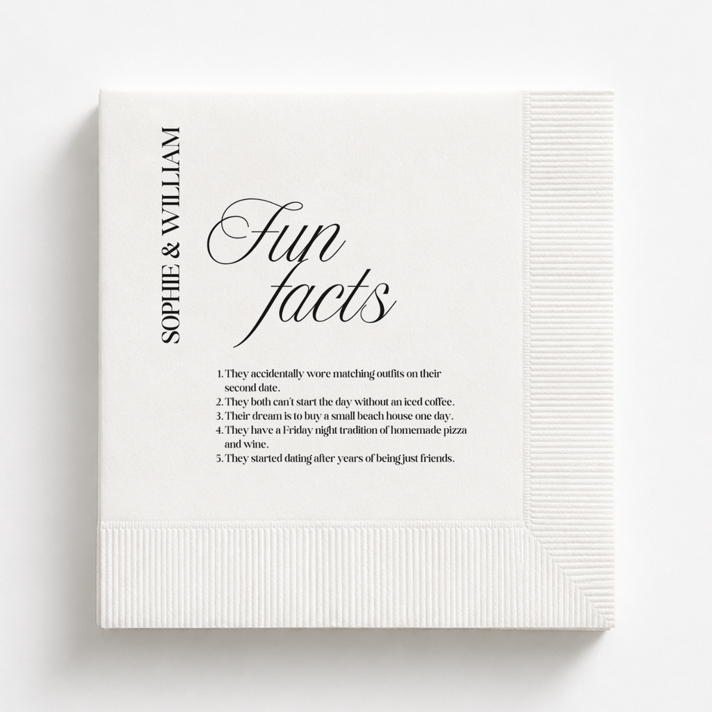 Fun Facts | Wedding Napkins
