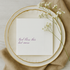 God Bless This Hot Mess | Funny Birthday Napkins