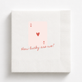Lucky in Love Las Vegas Playing Card | Wedding Napkins
