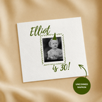 Photo & Party Hat | Name & Age | Personalized Birthday Napkins