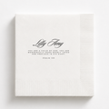 Psalm 139 | Name & Date | Personalized Baptism Napkins