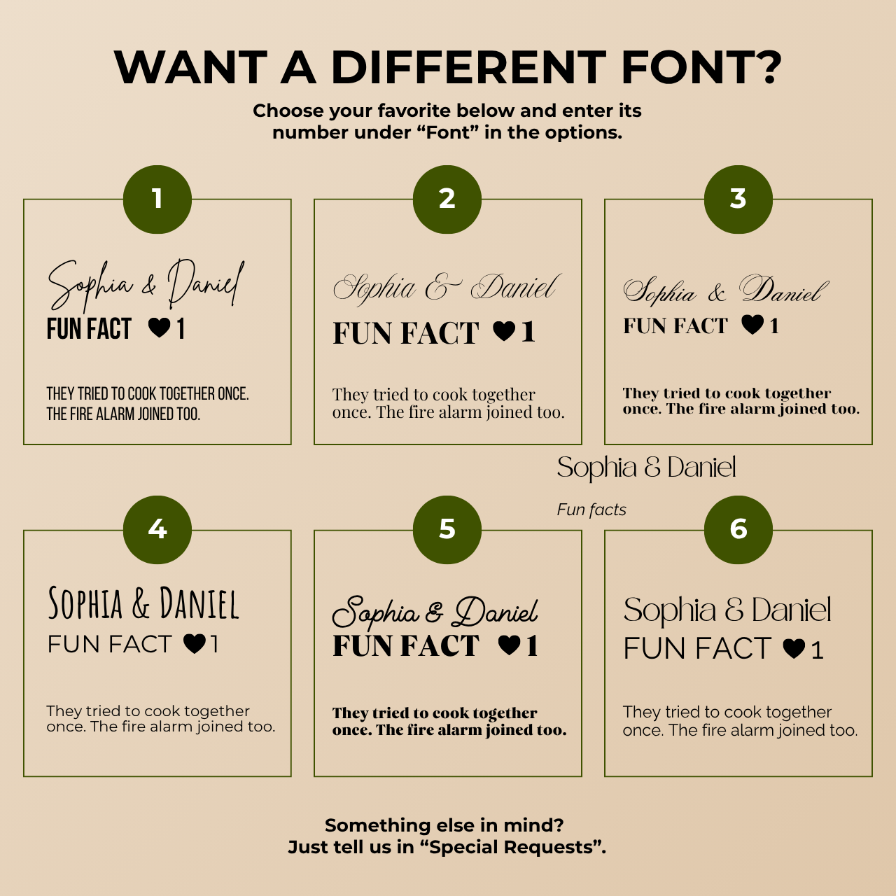 Sweetheart Fun Fact | Names & Your Fun Fact | Personalized Wedding Napkins