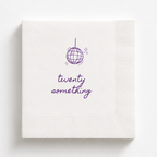 Twenty Something | Personalized Funny Birthday Napkins