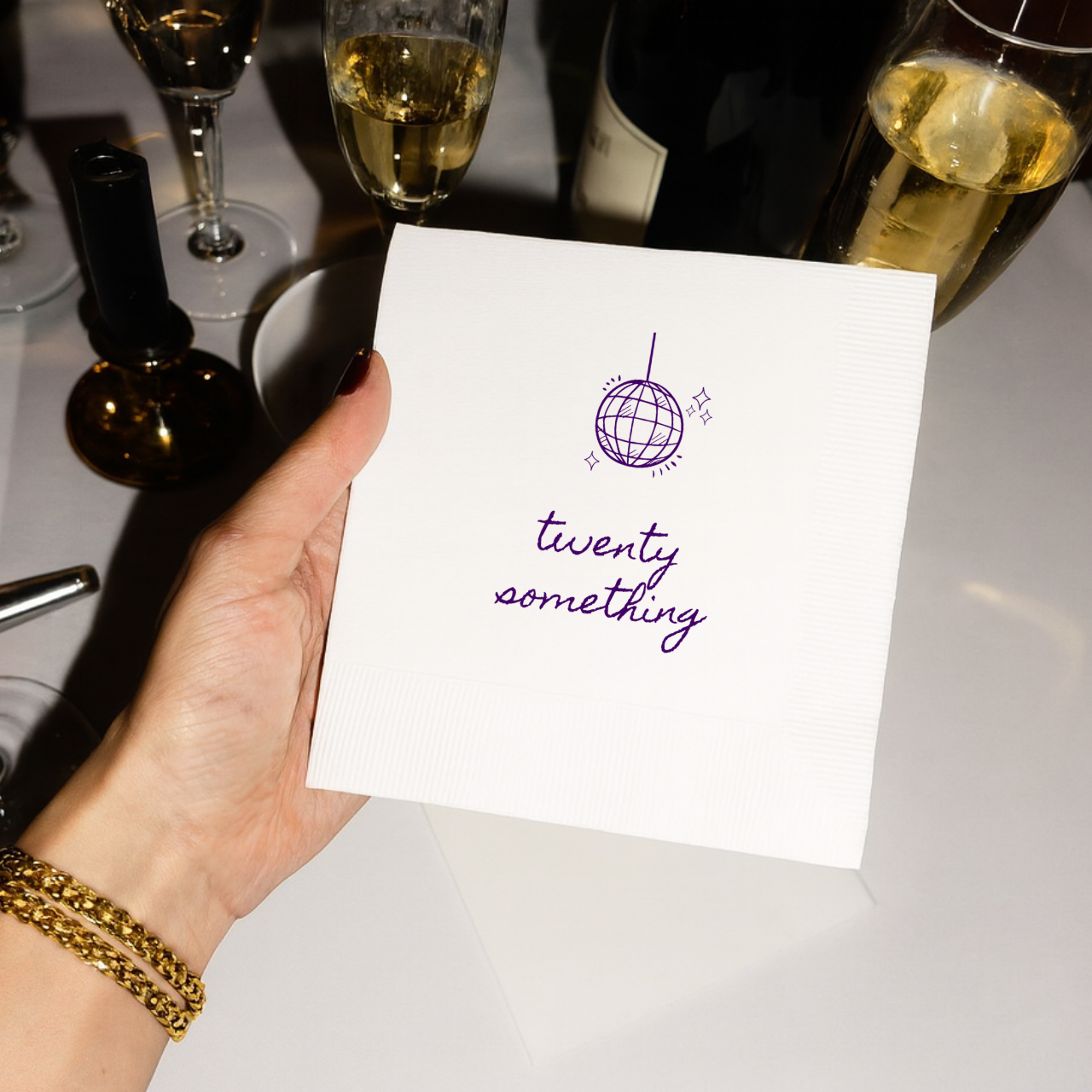 Twenty Something | Personalized Funny Birthday Napkins
