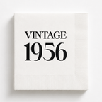 Vintage 1956 | Personalized 70th Birthday Napkins