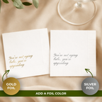 You're Not Aging, You're Upgrading | Funny Birthday Napkins