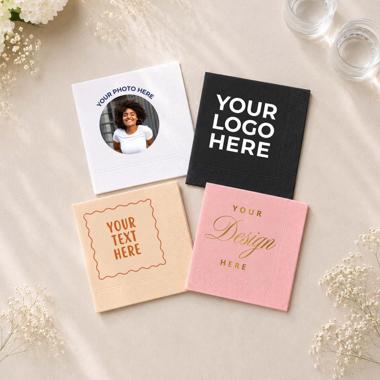 Your Design Here | Custom Personalized Napkins