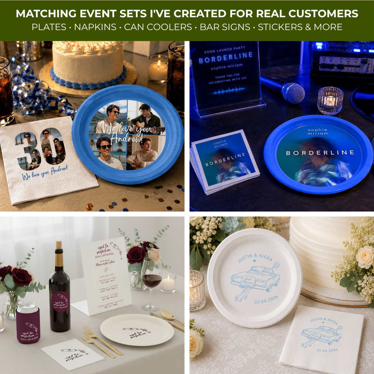 Your Design Here | Custom Personalized Napkins