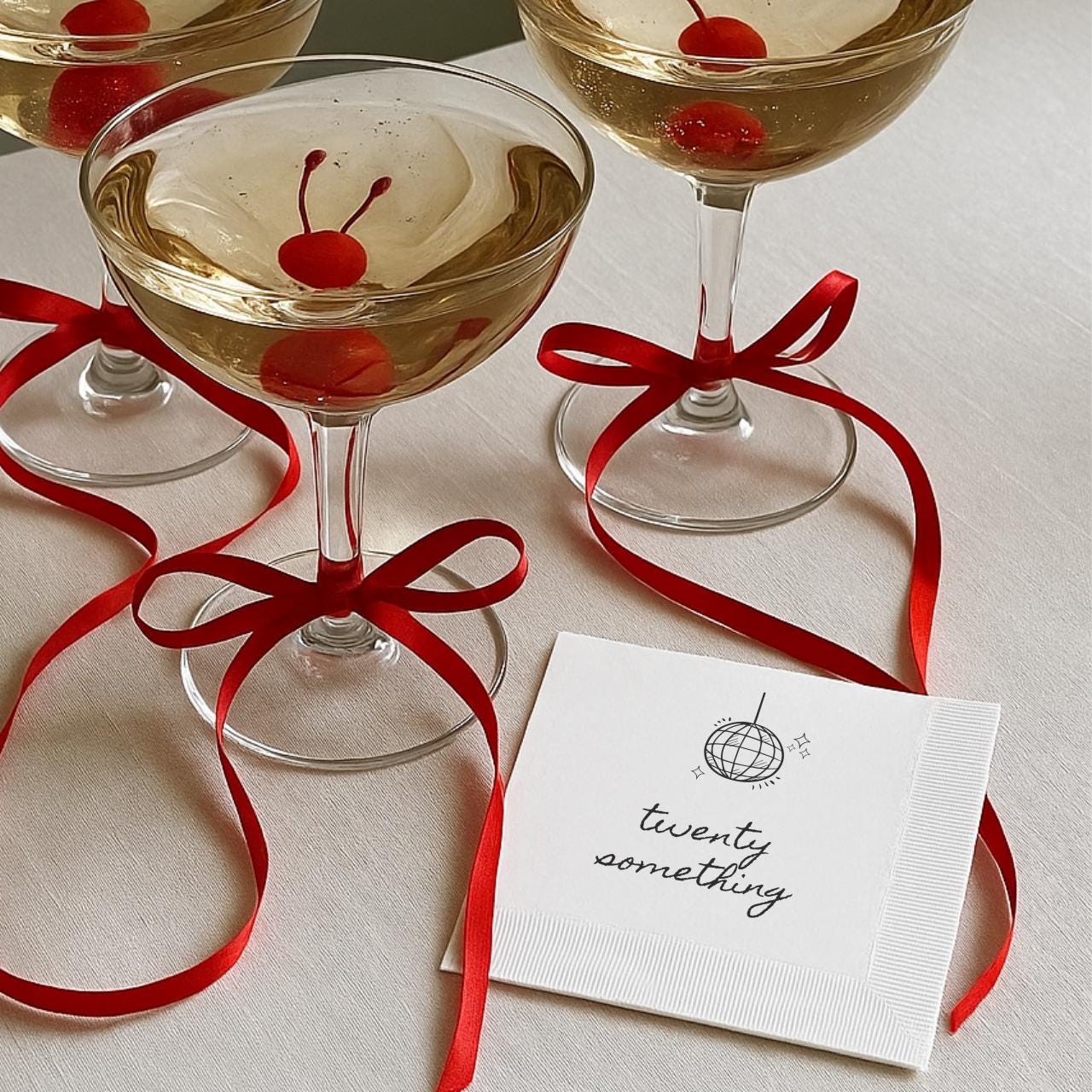 Twenty Something | Funny Birthday Napkins
