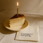 It's Probably Time to Start Lying About Your Age | Birthday Napkins