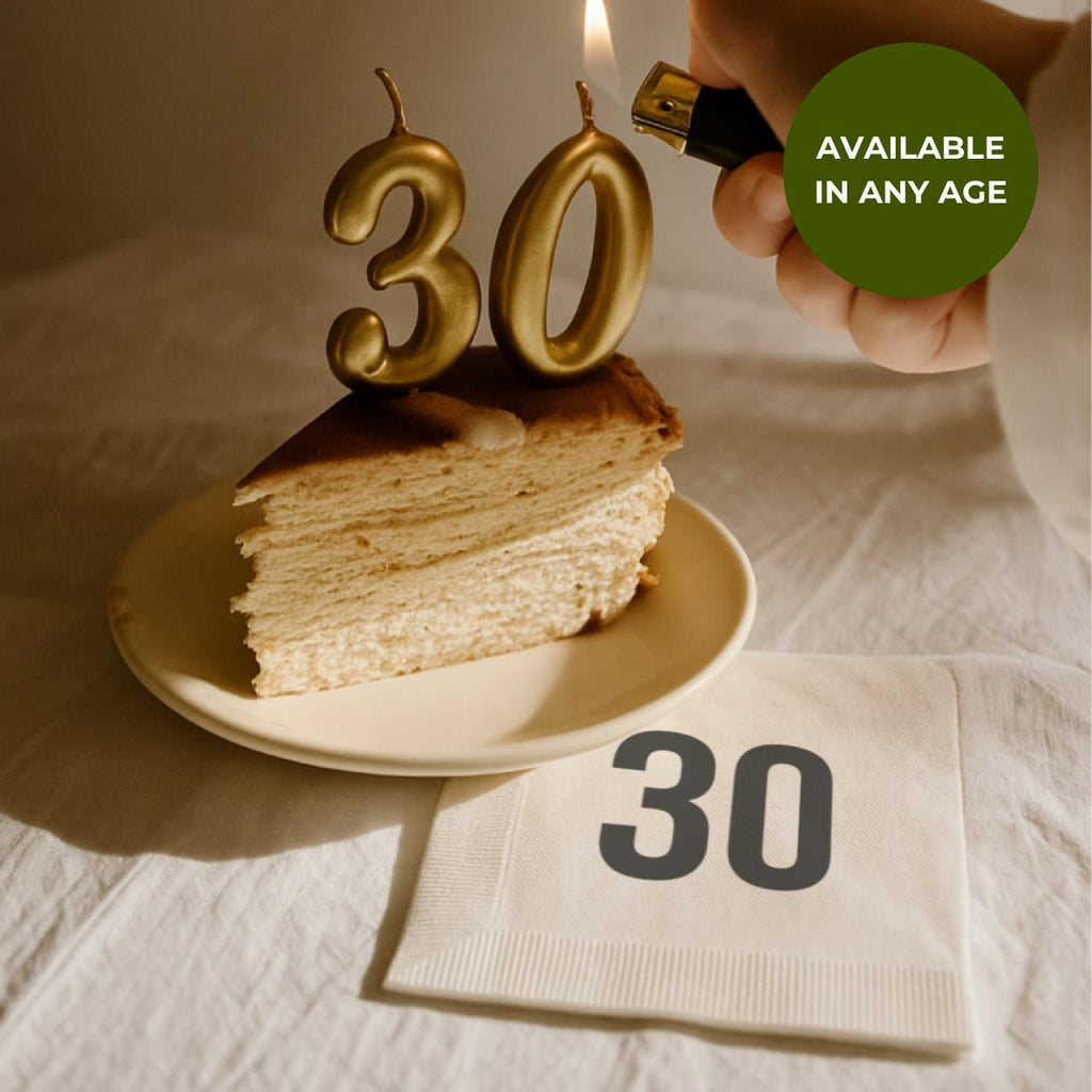 Personalized 30th Birthday Napkins