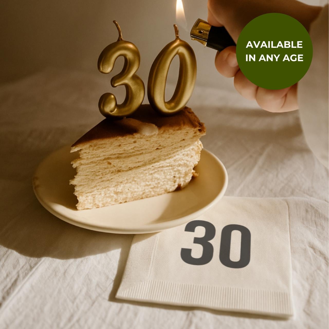 Personalized 30th Birthday Napkins