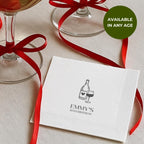 Your Name With Wine | Personalized 30th Birthday Napkins