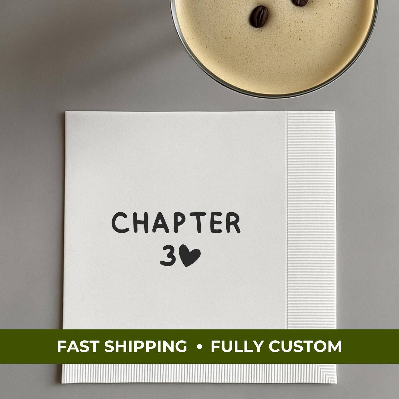 Chapter 30 | Custom 30th Birthday Napkins