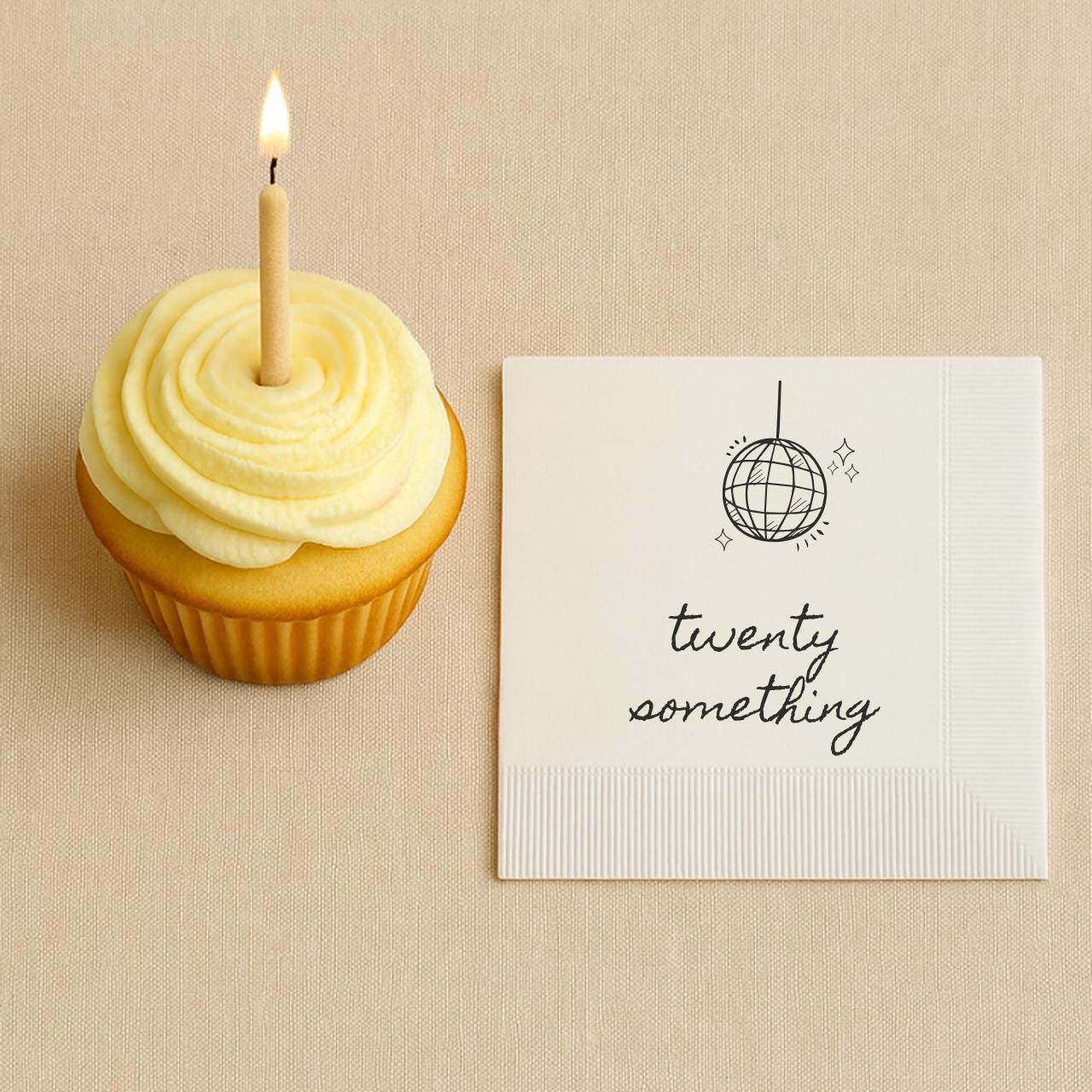 Twenty Something | Funny Birthday Napkins