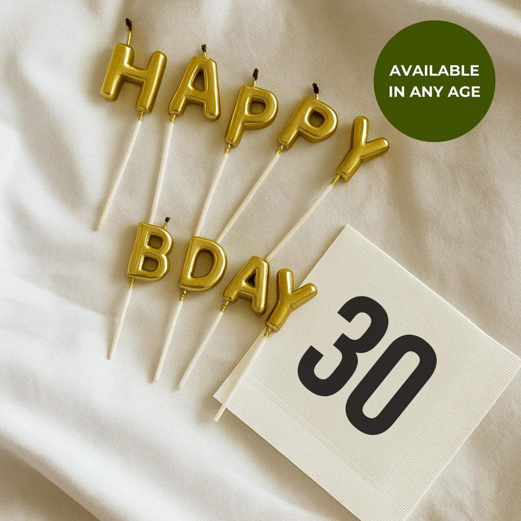 Personalized 30th Birthday Napkins