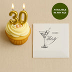 Hello Thirty | Personalized 30th Birthday Napkins