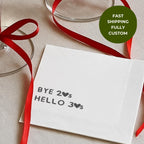 Bye 20's Hello 30's | Personalized 30th Birthday Napkins