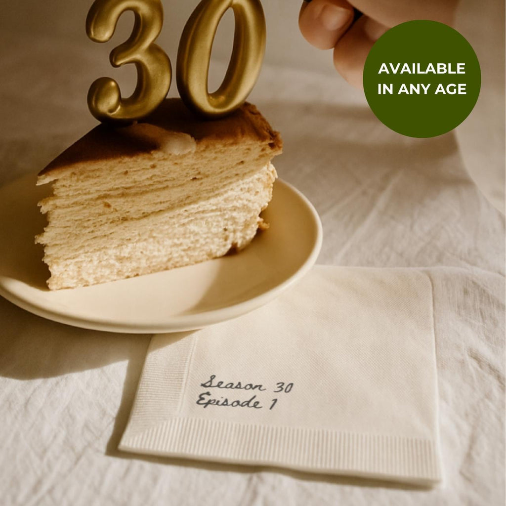 Season 30, Episode 1 | 30th Birthday Napkins