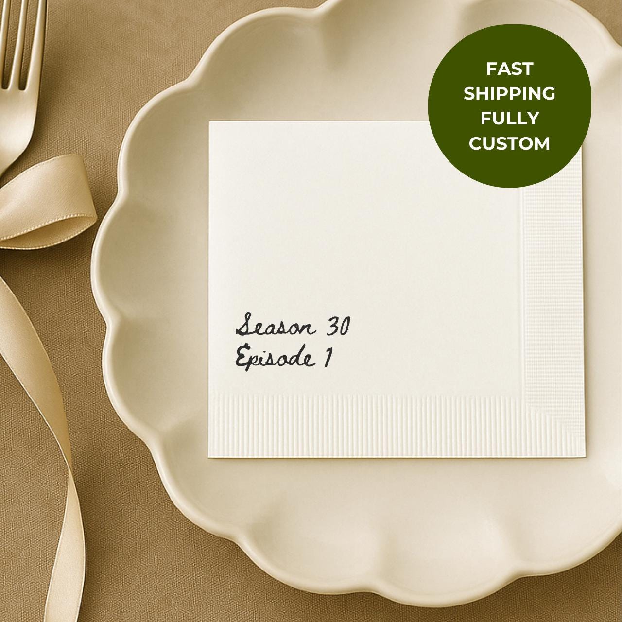 Season 30, Episode 1 | 30th Birthday Napkins