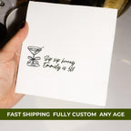 Sip Sip Hooray | Personalized 50th Birthday Napkins