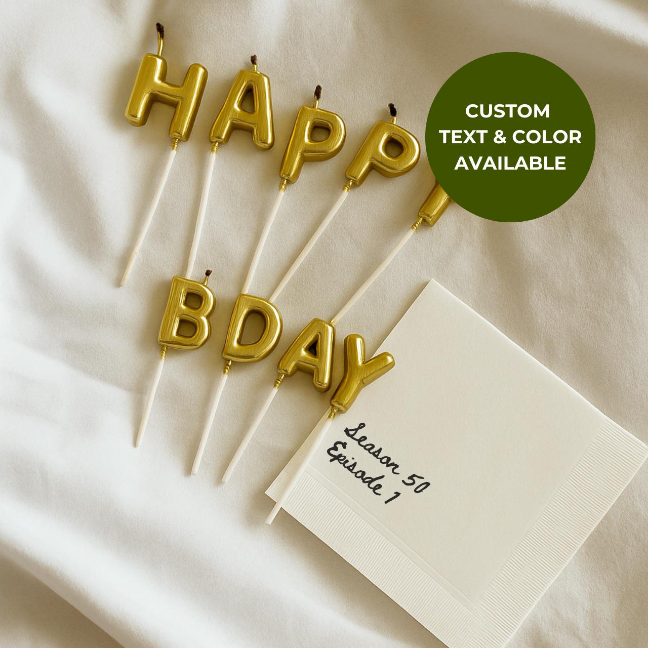 Season 50, Episode 1 | 50th Birthday Napkins