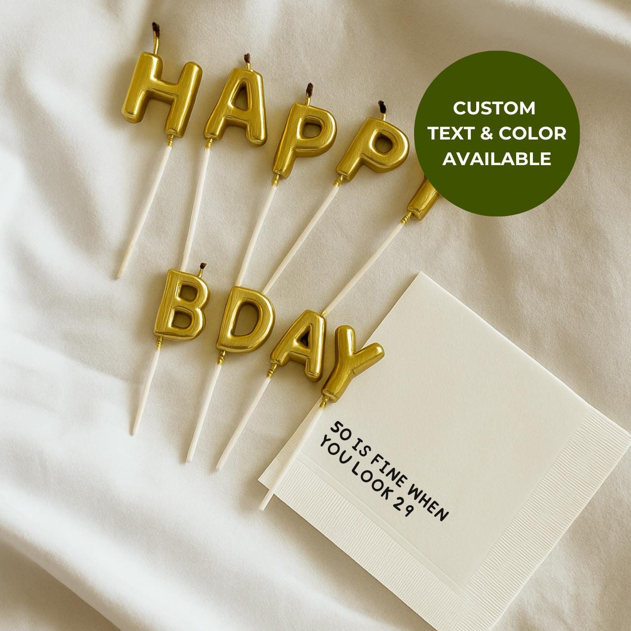 50 Is Fine When You Look 29 | 50th Birthday Napkins