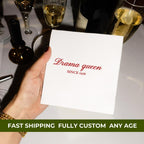 Drama Queen Since 1976 | Personalized 50th Birthday Napkins