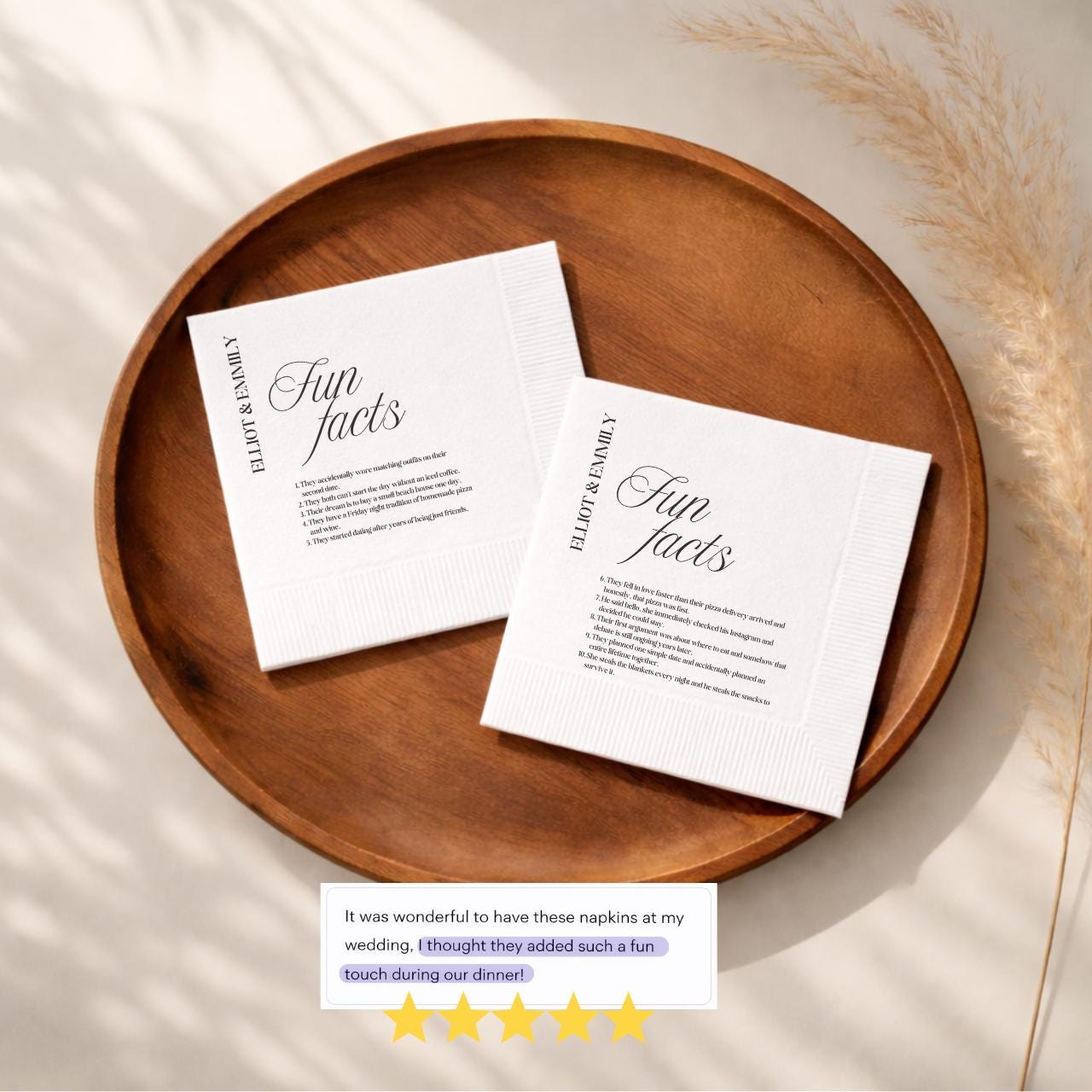 Fun Facts | Wedding Napkins