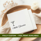 A Tini Bit Smarter | Personalized Graduation Napkins