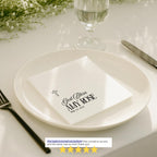 God Bless Classic | Name & Date | Personalized Baptism Napkins