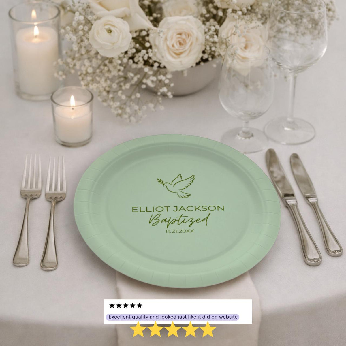 A meaningful detail for the celebration table