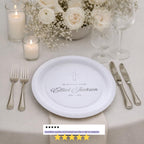 The Baptism of Our Girl | Name & Date | Personalized Baptism Plates