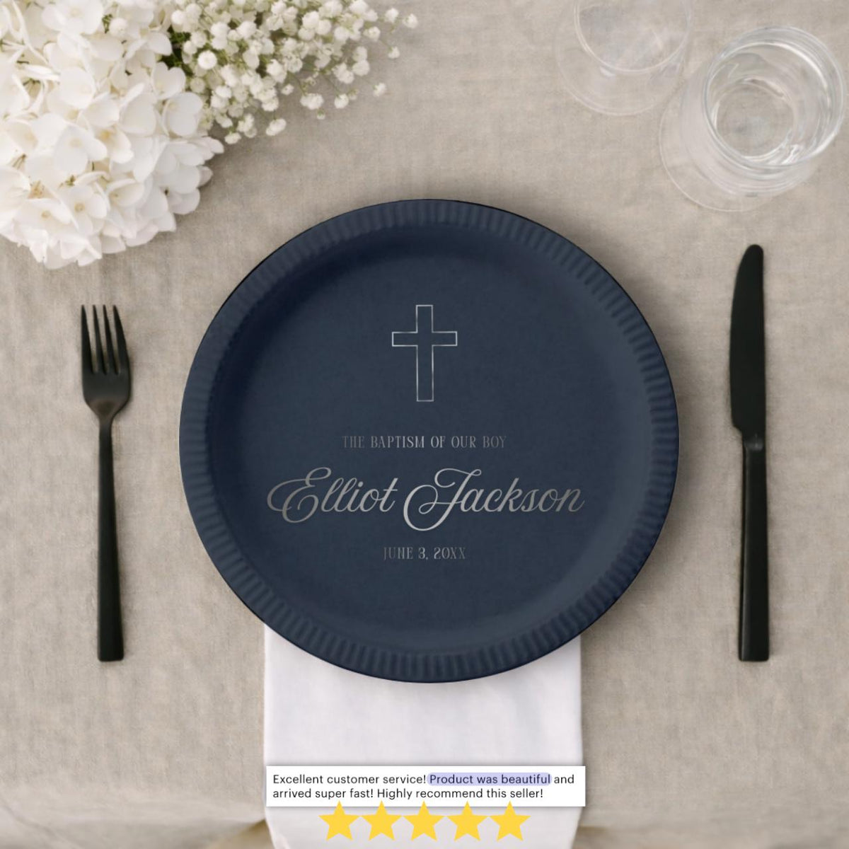 A meaningful detail for the celebration table