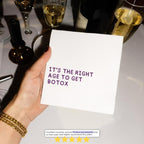 It's the Right Age to Get Botox | Funny Birthday Napkins