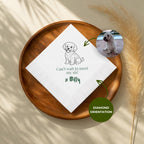 Pet Line Art Baby Announcement | Baby Shower Napkins