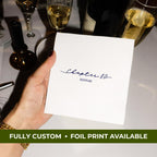 Custom 80th birthday napkins with the Chapter 80 design